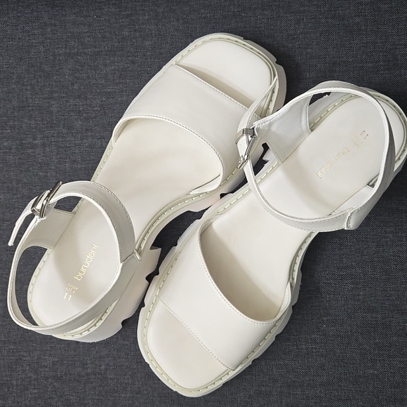 Burudani Chunky Heel Ankle-Strap Sandals - Picture 1 of 7